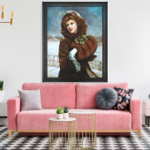 冬の美しいbyフランソワ・マーティン・カベル キャンバスプリント (インサイチュ (リビング))