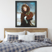 冬の美しいbyフランソワ・マーティン・カベル キャンバスプリント (インサイチュ (寝室))