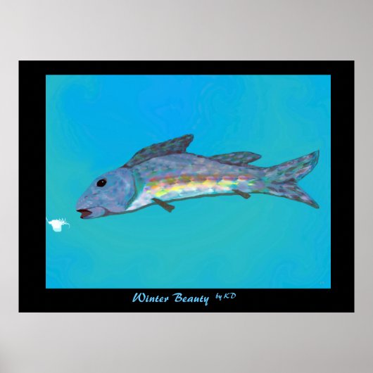 冬の美しさ額縁ポスター ポスター (正面)