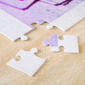 冬の美術の鹿 ジグソーパズル (側面)