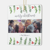 冬の群葉|の写真 セラミックオーナメント (左)