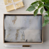 冬の羽毛、雪の飛んでいる向こう側のパルミガン 薄葉紙 (ギフト)