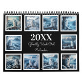 冬の耳鳴り：ウラルフクロウ20XXで1年 カレンダー (カバー)