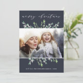 冬の聖人|メリークリスマスホリデーフォトカード シーズンカード (スタンド正面)