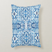 冬の背景。水彩ハン絵を描ドブルーイン アクセントクッション (正面(垂直))