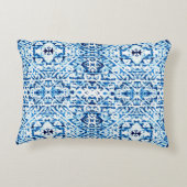 冬の背景。水彩ハン絵を描ドブルーイン アクセントクッション (裏面)