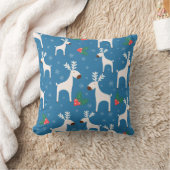 冬の背景（継ぎ目のない模様） クッション (ブランケット)