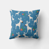 冬の背景（継ぎ目のない模様） クッション (裏面)