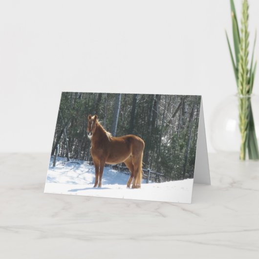 冬の腕時計 カード (正面)