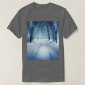 冬の自然 Tシャツ (デザイン正面)