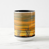 冬の至アートプリントマグ マグカップ (中央)