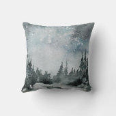 冬の至ウッドランドフォレストスタグディアスローパイ クッション (裏面)