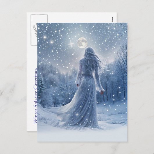 冬の至エンチャントホリデイ シーズンポストカード (正面/裏面)