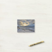 冬の至ターンアワーアーム ポストイット (デスク上)