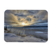 冬の至ターンアワーアーム マグネット (横)