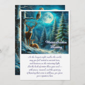 冬の至ディアインスノー賛美ホリデーズカード シーズンカード (正面/裏面)