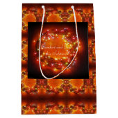 冬の至フェイリーライトリース ミディアムペーパーバッグ (正面)