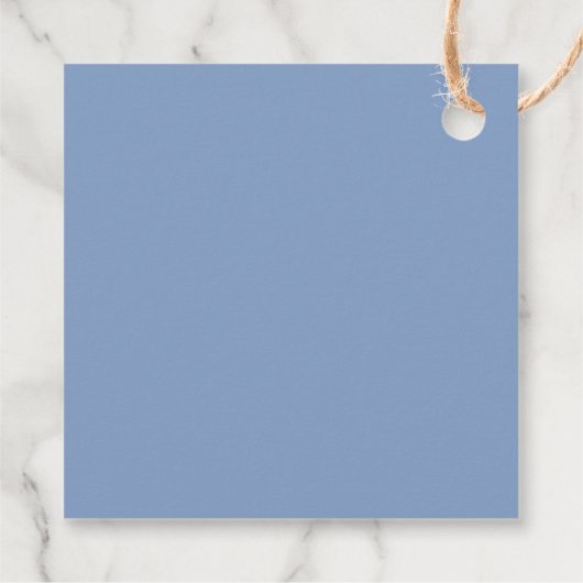 冬の至ホリデーディアブルーホワイトクリスマス フェイバータグ (裏面)