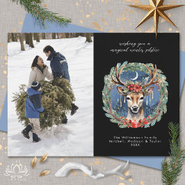 冬の至ホリデーディアユール（キリスト降誕祭）クリスマスフォト シーズンカード