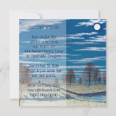 冬の至ホリデー招待状 – ムーンライトナイト 招待状 (裏面)