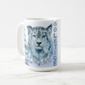 冬の至ユキヒョウ コーヒーマグカップ (正面左)