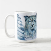 冬の至ユキヒョウ コーヒーマグカップ (左)