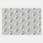 冬の至ユール（キリスト降誕祭）ラッピング紙セット3 ラッピングペーパーシート (正面3)