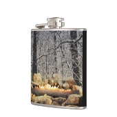 冬の至ユール（キリスト降誕祭）ログ フラスク (左)