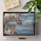 冬の至女神の森をテーマにしたティッシュペーパー 薄葉紙 (ギフト)