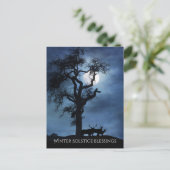 冬の至恵みエルクス&ムーン ポストカード (スタンド正面)