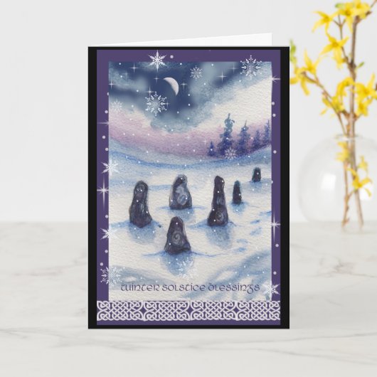 冬の至恵みカード カード (黄色い花)