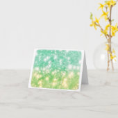 冬の至挨拶状 カード (黄色い花)