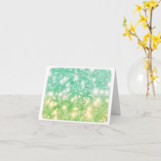 冬の至挨拶状 カード (黄色い花)