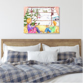 冬の至福 キャンバスプリント (インサイチュ (寝室))