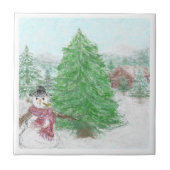 /冬の至福 タイル (正面)