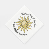 冬の至詩 スタンダードランチョンナプキン (角)