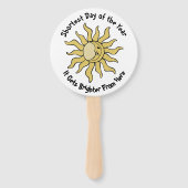 冬の至詩 ハンドファン (裏面)