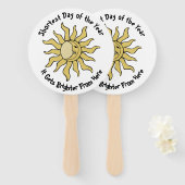 冬の至詩 ハンドファン (正面&裏面)