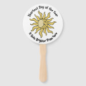 冬の至詩 ハンドファン (正面)