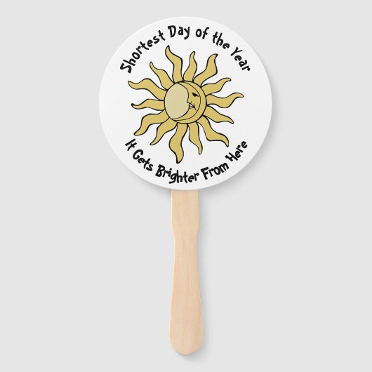 冬の至詩 ハンドファン (正面)