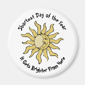 冬の至詩 マグネット (正面)