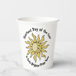 冬の至詩 紙コップ