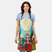 冬の至 エプロン (着用した状態)