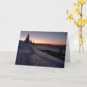 冬の至 カード (黄色い花)