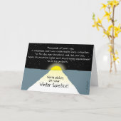 冬の至!カード カード (黄色い花)
