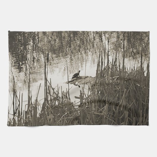 冬の至 キッチンタオル (横)