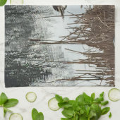 冬の至 キッチンタオル (折り畳み)