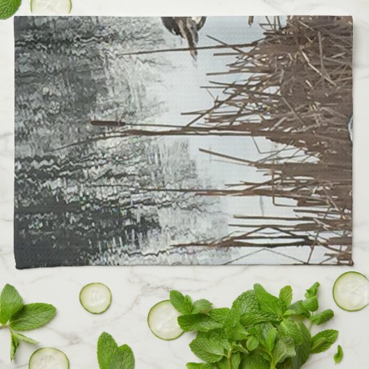 冬の至 キッチンタオル (折り畳み)