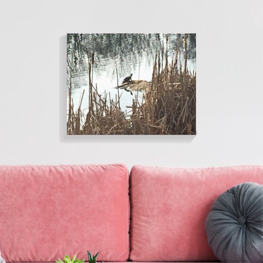 冬の至 キャンバスプリント (インサイチュ (リビング))