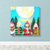 冬の至 キャンバスプリント (インサイチュ (ウッドフロア))